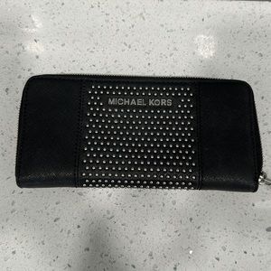 Michael Kors studded wallet